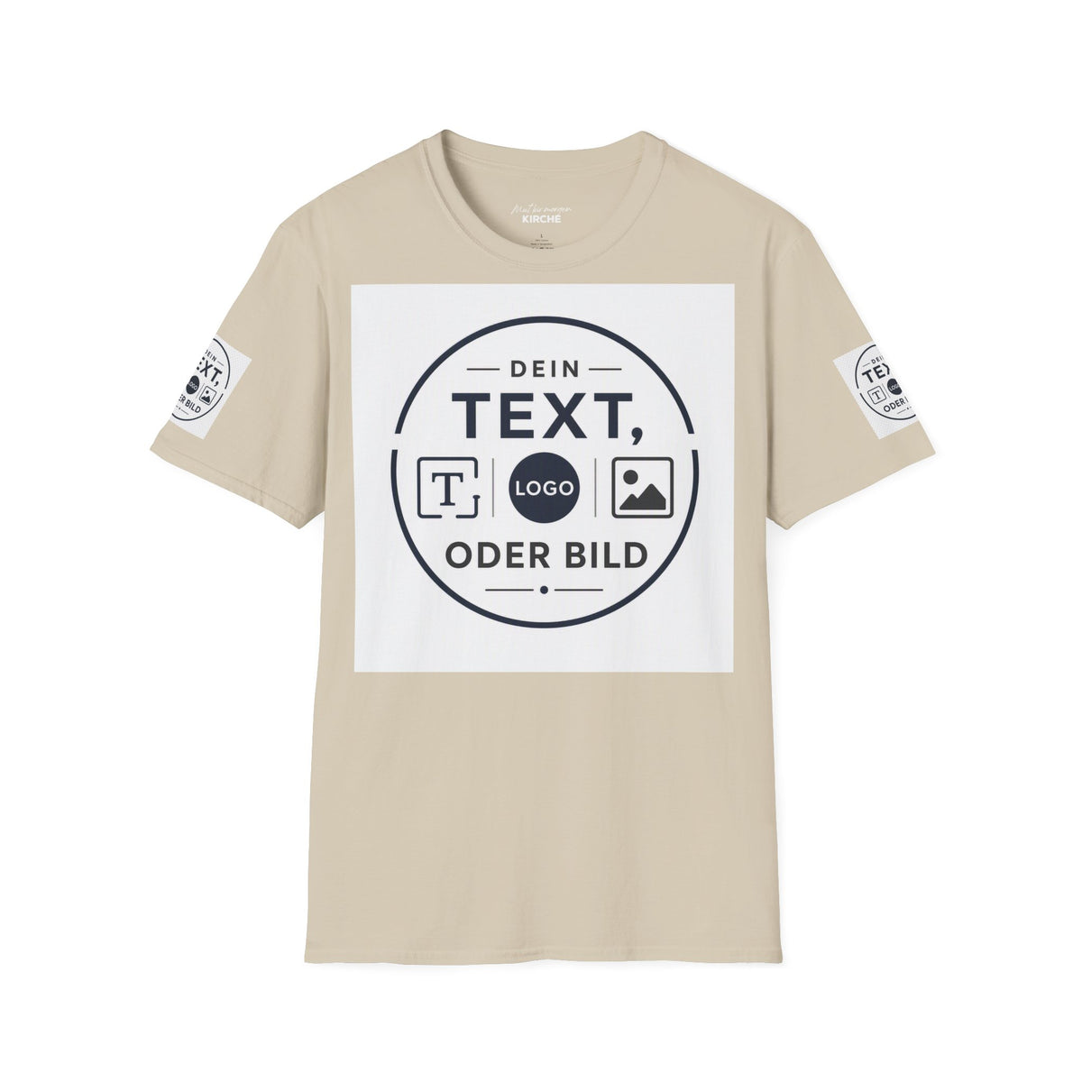 Custom Text & Logo T-Shirt