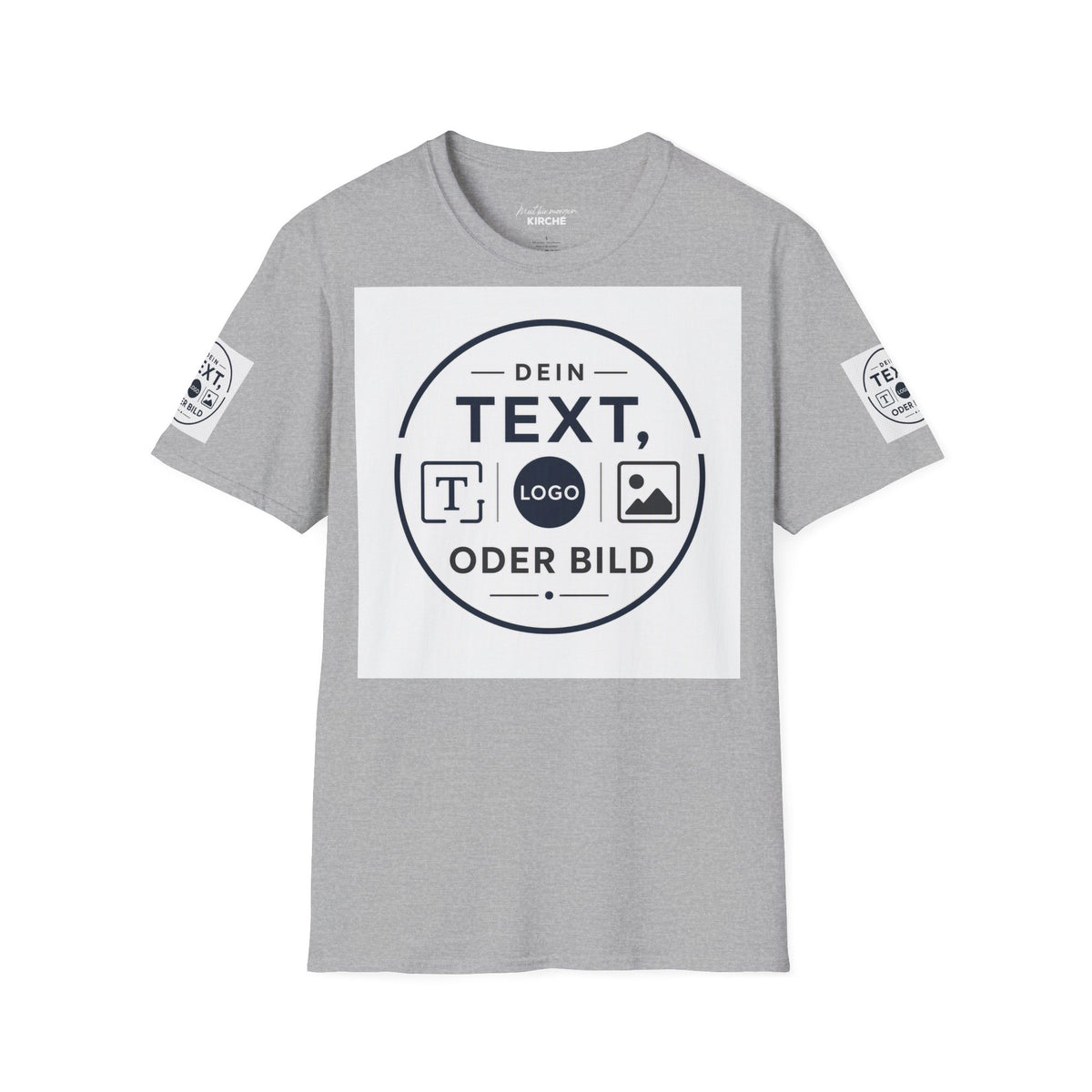 Custom Text & Logo T-Shirt